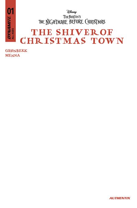 TIM BURTONS THE NIGHTMARE BEFORE CHRISTMAS THE SHIVER OF CHRISTMAS TOWN #1
