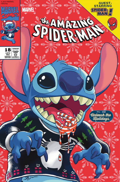 CVR 5 BEN SU DISNEY STITCH UNLEASH THE HOLIDAYS VARIANT (2025-12-24)