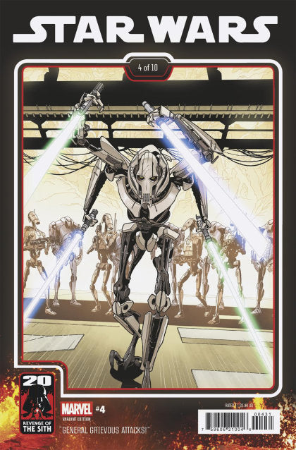 CVR 3 CHRIS SPROUSE REVENGE OF THE SITH 20TH ANNIVERSARY VARIANT (2025-08-20)