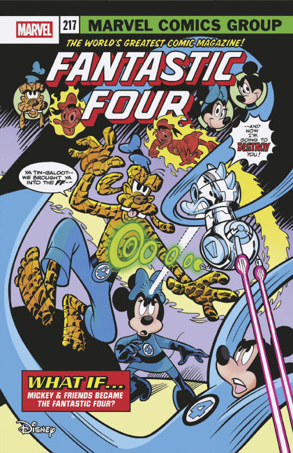 CVR 2 MARCO PALAZZI DISNEY WHAT IF? FANTASTIC FOUR HOMAGE VARIANT (2025-11-12)