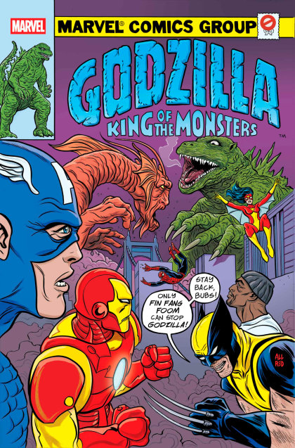 CVR 4 MIKE ALLRED GODZILLA KING OF THE MONSTERS HOMAGE VARIANT (2025-06-18)