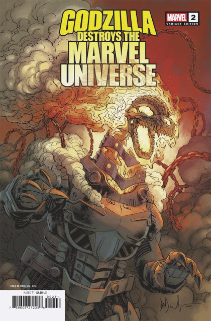 CVR 4 DAVE WACHTER MARVELIZED MECHA-GHOST RIDERZILLA VARIANT (2025-08-20)