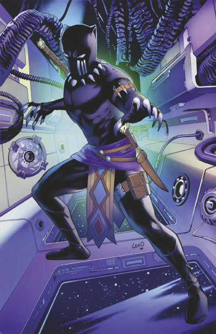CVR 5 GREG LAND BLACK PANTHER VIRGIN VARIANT [1:100] (2025-12-17)