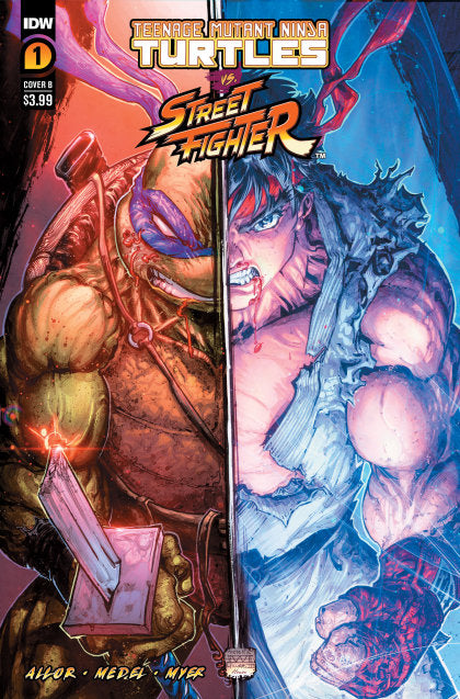 Teenage Mutant Ninja Turtles Vs. Street Fighter #1