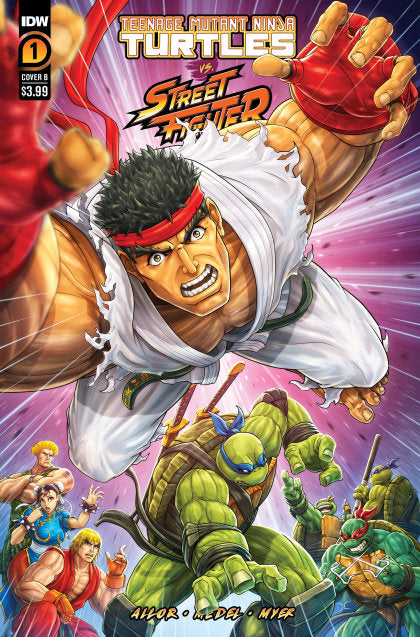 Teenage Mutant Ninja Turtles Vs. Street Fighter #4