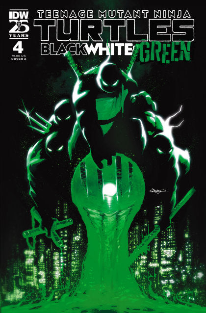 Teenage Mutant Ninja Turtles: Black, White, and Green #4