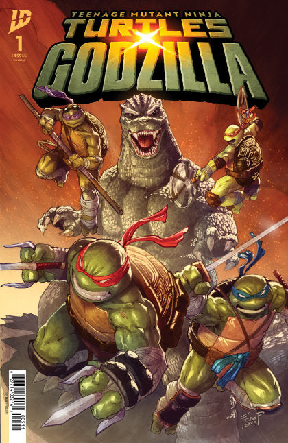 Teenage Mutant Ninja Turtles x Godzilla #1