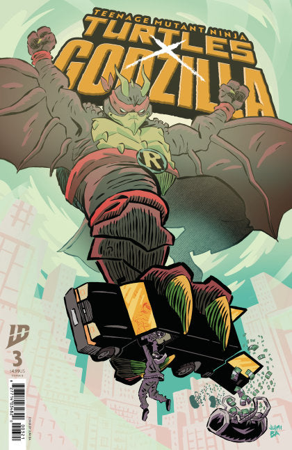 Teenage Mutant Ninja Turtles x Godzilla #3