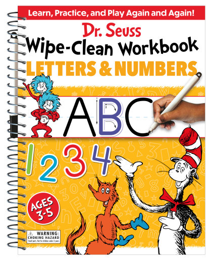 Dr. Seuss Wipe-Clean Workbook: Letters and Numbers