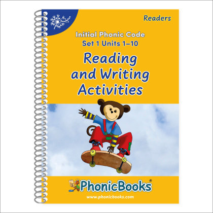Phonic Books Dandelion Readers Reading and Writing Activities Set 1 Units 1-10 Sam (Alphabet Code Blending 4 and 5 Sound Words)