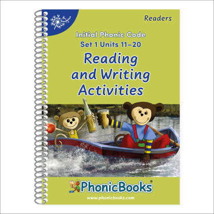Phonic Books Dandelion Readers Reading and Writing Activities Set 1 Units 11-20 Pip Gets Rich (Two Letter Spellings sh, ch, th, ng, qu, wh, -ed, -ing, -le)