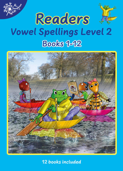 Phonic Books Dandelion Readers Vowel Spellings Level 2 Viv Wails Bindup