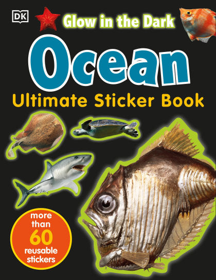 Ultimate Sticker Book: Glow in the Dark: Ocean Creatures