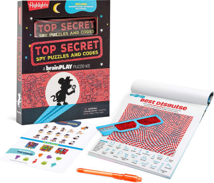 brainPLAY Top Secret Spy Puzzles and Codes