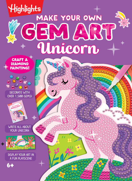 Make Your Own Gem Art Unicorn