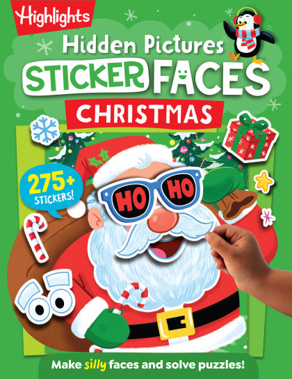 Hidden Pictures Sticker Faces: Christmas