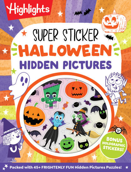 Super Sticker Halloween Hidden Pictures