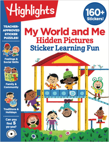 My World and Me Hidden Pictures Sticker Learning Fun