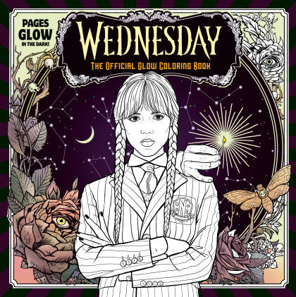 Wednesday Official Glow Coloring Book