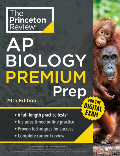 Princeton Review AP Biology Premium Prep, 29th Edition