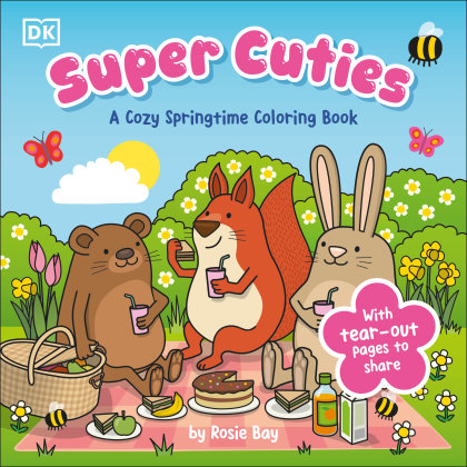 Super Cuties: A Cozy Springtime Coloring Book