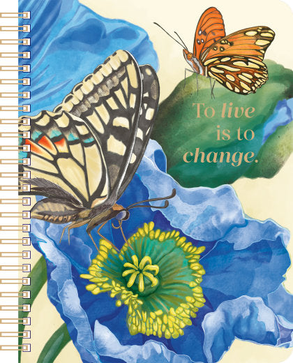 Spiral Notebook: To Live Is to Change