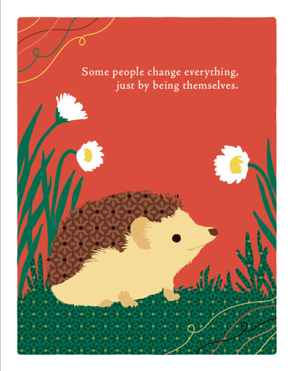 Positively Green Greeting Cards: Thank You - Some People Change Everything (Pack of 6)