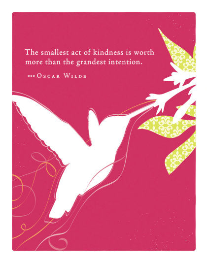 Positively Green Greeting Cards: Thank You - The smallest act of kindness is (Pack of 6)