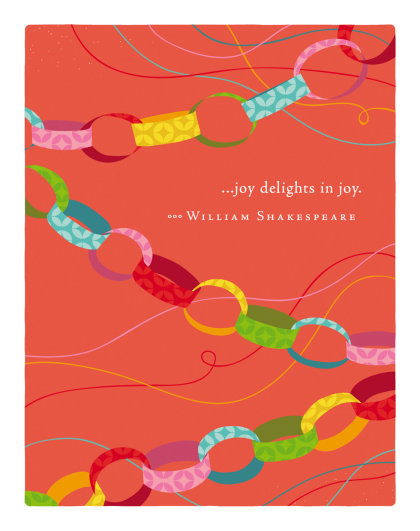 Positively Green Greeting Cards: Birthday - Joy Delights in Joy (Pack of 6)