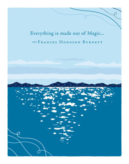 Positively Green Greeting Cards: Birthday - Everything is made out of magic (Pack of 6)