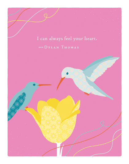 Positively Green Greeting Cards: Mother's Day - I can always feel your heart (Pack of 6)