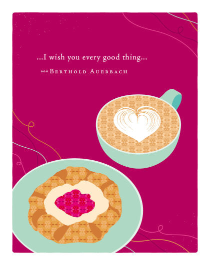 Positively Green Greeting Cards: Birthday - I wish you every good thing (Pack of 6)