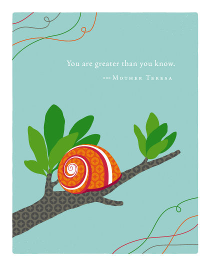 Positively Green Greeting Cards: Encouragement - You are greater than you know (Pack of 6)