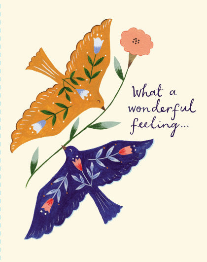 Love Muchly Greeting Cards: Friendship - What a wonderful feeling (Pack of 6)