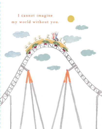 Love Muchly Greeting Cards: Friendship - I cannot imagine my world (Pack of 6)