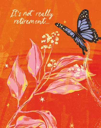 Love Muchly Greeting Cards: Retirement - It's not really retirement (Pack of 6)