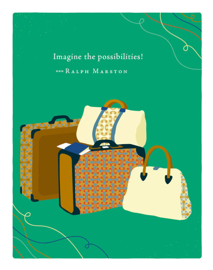 Positively Green Greeting Cards: Retirement - Imagine the possibilities (Pack of 6)