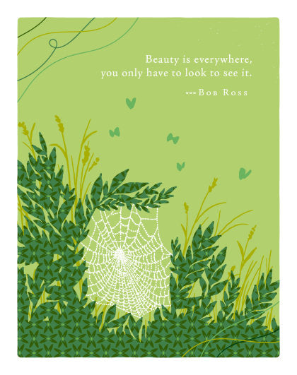 Positively Green Greeting Cards: Birthday - Beauty is everywhere, you only have (Pack of 6)