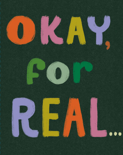 Love Muchly Greeting Cards: Thank You - Okay, for real… (Pack of 6)