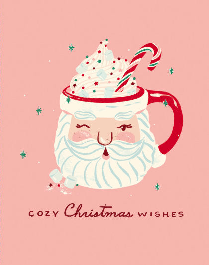 Love Muchly Greeting Cards: Holiday - Cozy Christmas Wishes (Pack of 6)