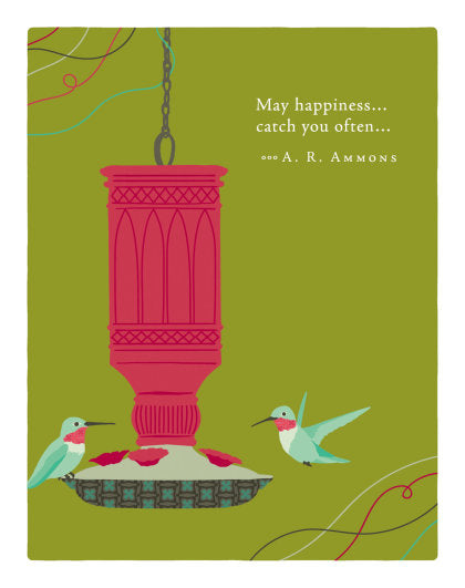 Positively Green Greeting Cards: Birthday - May happiness… catch you often… (Pack of 6)