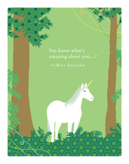 Positively Green Greeting Cards: Encouragement - You know what’s amazing about you? (Pack of 6)