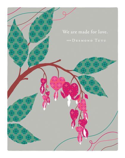 Positively Green Greeting Cards: Love - We are made for love… (Pack of 6)