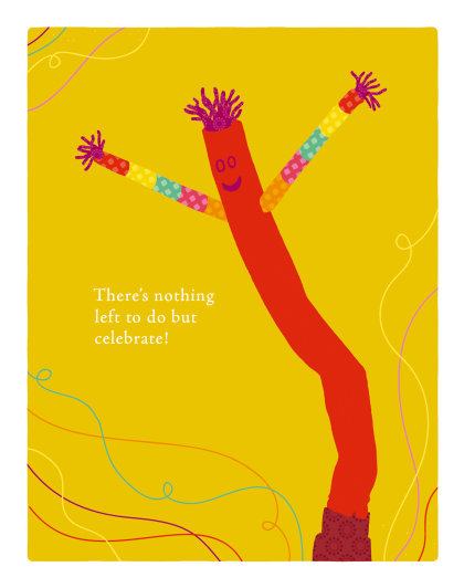 Positively Green Greeting Cards: Congratulations - There's nothing left to do but celebrate (Pack of 6)