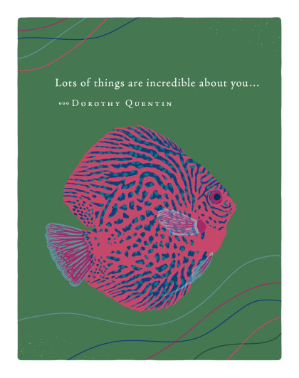 Positively Green Greeting Cards: Thank You - Lots of things are incredible about you (Pack of 6)