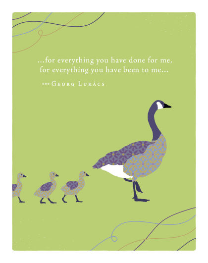 Positively Green Greeting Cards: Mother's Day - For everything you have done for me (Pack of 6)