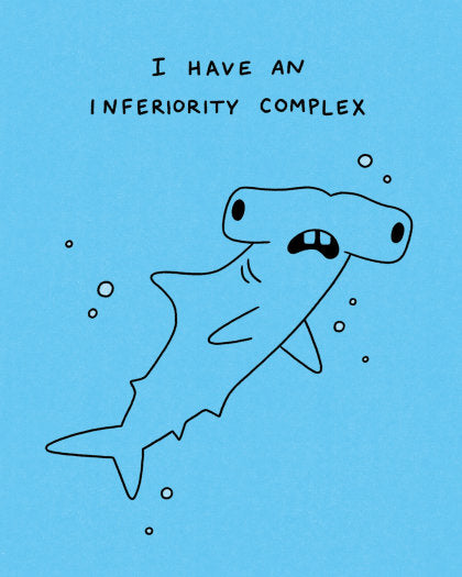 Humor Us Greeting Cards: Just For Laughs - I have an inferiority complex (Pack of 6)