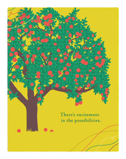 Positively Green Greeting Cards: Graduation - There's Excitement in the Possibilities (Pack of 6)