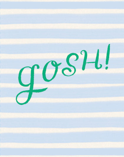 Love Muchly Greeting Cards: Thank You - Gosh. (Pack of 6)