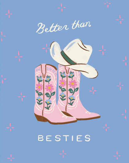 Love Muchly Greeting Cards: Friendship - Better Than Besties (Pack of 6)